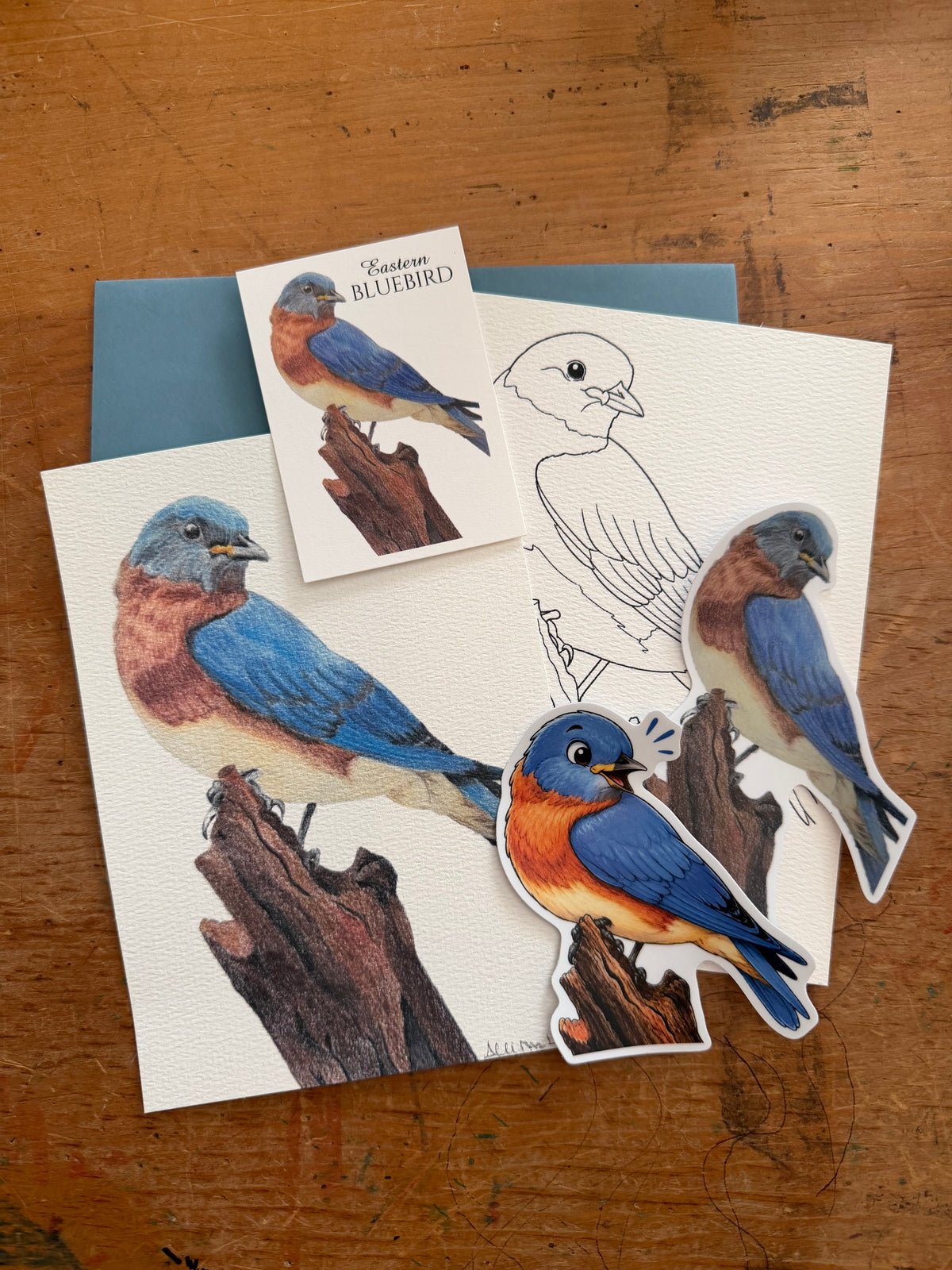 June 2026-Eastern Bluebird Mail Package